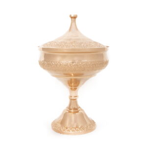 شکلات خوری مسی طرح گلریز کد 6670