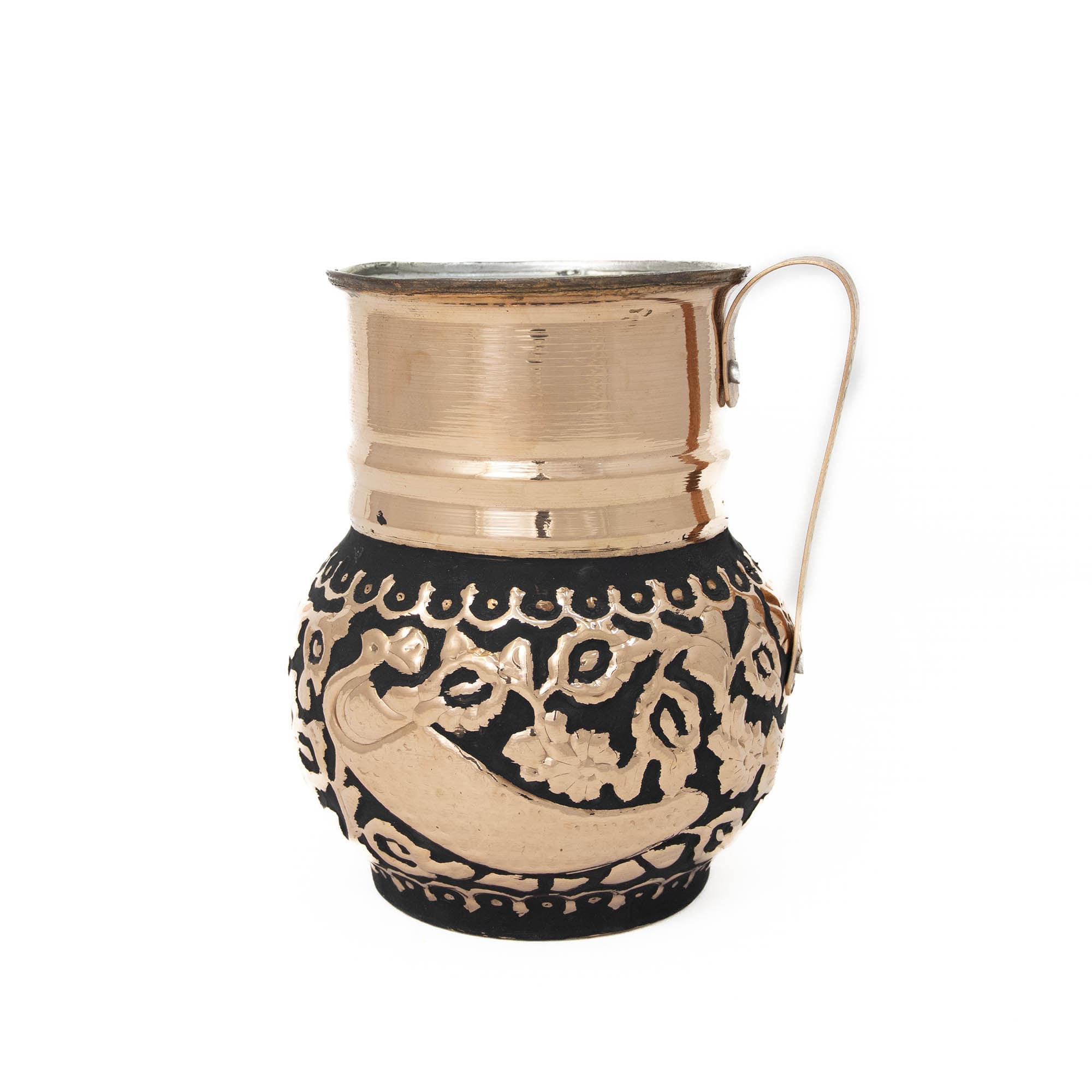 پارچ مسی قلمزنی کد 6755