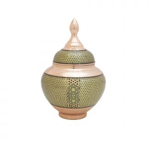 قندان مسی خاتم کاری کد 7093