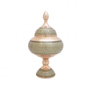 شکلات خوری مسی خاتم کاری کد 7116