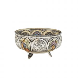 کاسه مسی قلمزنی طرح نگار کد 7153