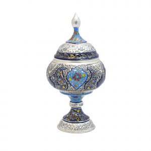 شکلات خوری مسی قلمزنی طرح نقشینه کد 7173