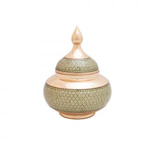 قندان مسی خاتم کاری کد 7363