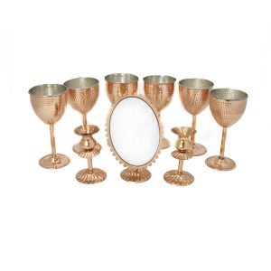 ست سفره هفت سین مسی کد 6856