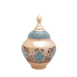 قندان مسی فیروزه کوب