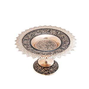 شیرینی خوری مسی الماس تراش کد 7443