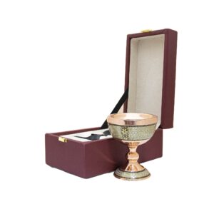 سنگاب مسی خاتم کاری با باکس