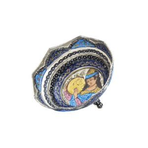 کاسه مسی قلمزنی طرح نگار کد ۷۲۳۹