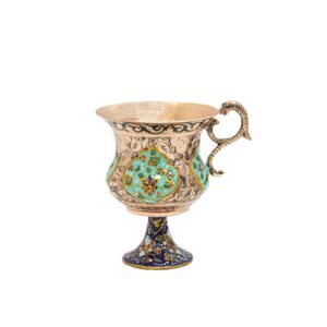 فنجان مسی قلمزنی کد ۷۱۸۳