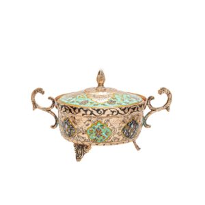 قندان مسی قلمزنی کد ۷۱۸۴